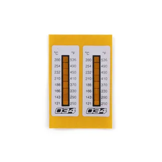 034 Temperature Indicating Caliper Stickers