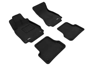 3D MAXpider Elegant Floor Mats For 12-18 Audi A7 (4G8) - Black R1 R2