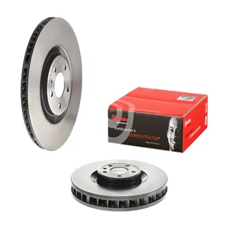 Brembo Front Right Disc Brake Rotor - 95B615302J