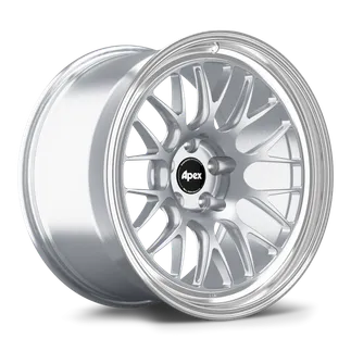 Apex ML-10RT Forged Wheel 19x10.5 ET25 (5x120 / 72.56) - Brushed Clear - Machined Lip