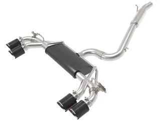 aFe MACH Force-Xp 3 IN to 2-1/2 IN SS Cat-Back Exhaust Carbon For VW -49-36430-C