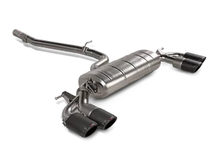 Akrapovic Titanium Evolution Line Catback For 8Y Audi S3 Sportback - Carbon Tips