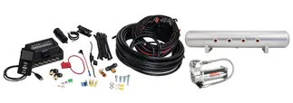 Air Lift 3P - (3/8 Air Line 5 Gal Raw Aluminum Tank VIAIR 444C Comp)