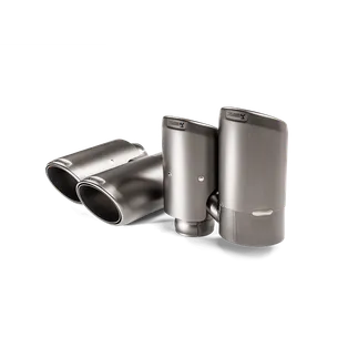 Akrapovic Titanium Tail Pipe Set For Porsche Cayenne V6