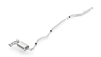 Borla Cat-Back Exhaust For 12-15 BMW 328i Sedan 2.0L AT/MT RWD - Dual Left Rear Exit