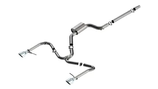 Borla S-Type Cat-Back Exhaust For 22-25 VW Jetta GLI - 5in Chrome Tips