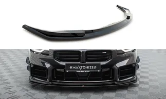 Maxton Design Front Splitter For G87 BMW M2 - Gloss Black