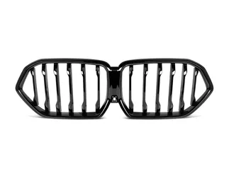 AutoTecknic Painted Glazing Black Front Grille For BMW G06 X6 LCI