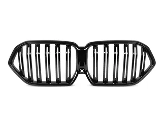 AutoTecknic Dual-Slats Painted Black Front Grille For BMW G06 X6 LCI