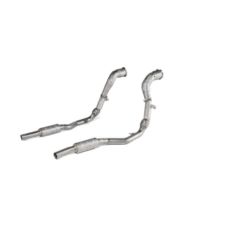 Akrapovic SS Catted Link Pipe Set For 4M Audi RS Q8