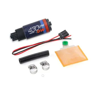 DeatschWerks Universal DW430C 430lph Compact Fuel Pump W/ Install Kit