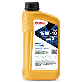 ROWE Hightec Turbo HD SAE 15W-40 PLUS Motor Oil - 20041
