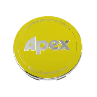 Apex Gloss Wheel Center Cap - New Logo - Yellow