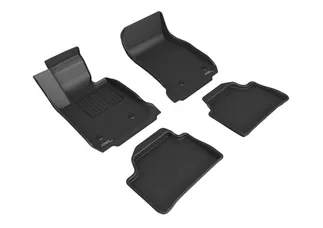 3D MAXpider Kagu Floor Mat For 12-19 BMW 1 Series - Black R1 R2