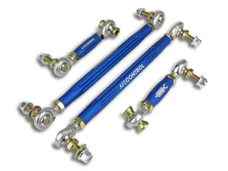 aFe CONTROL Adjustable End Link Set Blue For BMW - 442-502001-L