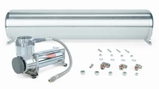 Air Lift 28in FLO Tank w/ Viair 444c Compressor (W/Fittings & Hardware)