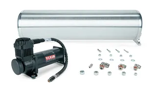 Air Lift 24in FLO Tank w/ Viair 444c Black Compressor (W/Fittings & Hardware)