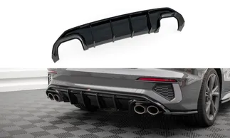 Maxton Design Rear Valance For 8Y Audi S3 - Gloss Black