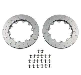 034 Replacement Rear Rotor Ring Set For VW/Audi MK8 Golf R / 8Y S3