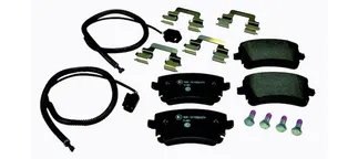 Hella Pagid Rear Disc Brake Pad Set - 3D0698451A