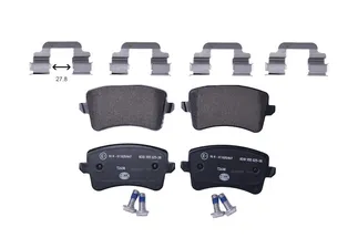 Hella Pagid Rear Disc Brake Pad Set - 8K0698451G