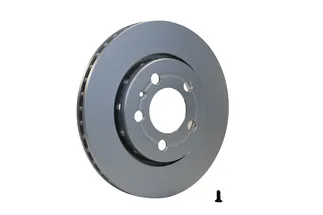 Hella Pagid Rear Disc Brake Rotor - 8N0615601B