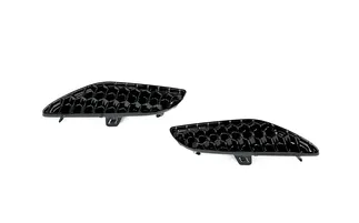 ACEXXON Rear 3D Honeycomb Reflector Insert Set For BMW F95 X5M/F96 X6M - Gloss Black