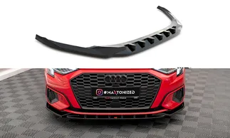 Maxton Design Front Splitter For 8Y Audi A3 - Gloss Black