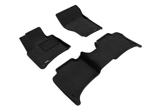 3D MAXpider Elegant Floormats For 11-18 Porsche Cayenne/VW Touareg - Black R1 R2