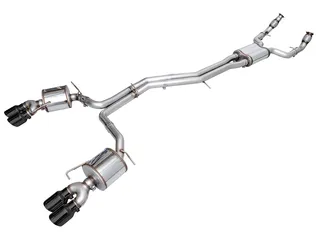 AWE Touring Edition Exhaust For Audi C8 S6/S7 2.9TT - Diamond Black Tips