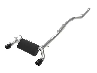 aFe MACH Force-XP 3 IN to 2-1/2 IN 304 SS Cat-Back Exhaust Black For BMW - 49-36347-B