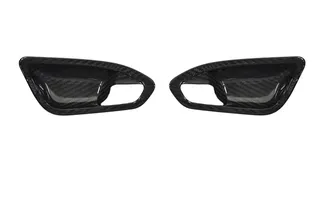 Autotecknic Dry Carbon Fiber Interior Door Handle Covers For F87 BMW M2
