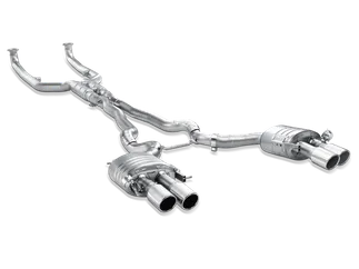 Akrapovic Titanium Evolution Line Catback For F06 BMW M6 Gran Coupe - Titanium Tips