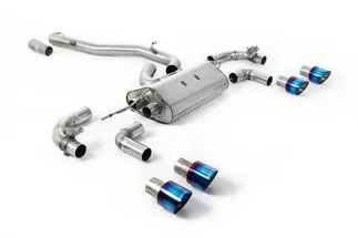 Milltek Non Resonated Valved Catback Exhaust System For VW MK7.5 Golf R