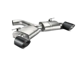 Akrapovic Titanium Performance Slip-On Line Exhaust For VW MK7.5 GTI - Carbon Tips