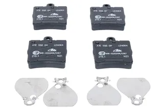 ATE Ceramic Rear Disc Brake Pad Set - 0044209120