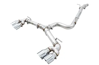 AWE Track Edition Exhaust For MK7.5 Golf R - Chrome Silver 102mm Tips