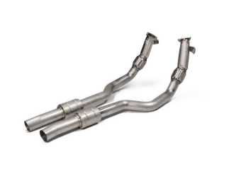 Akrapovic SS Link Pipe Set For C8 Audi RS6 Avant