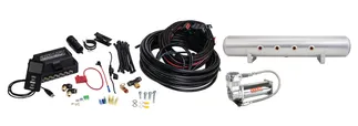 Air Lift 3P - (1/4 Air Line 5 Gal Raw Aluminum Tank VIAIR 444C Comp)