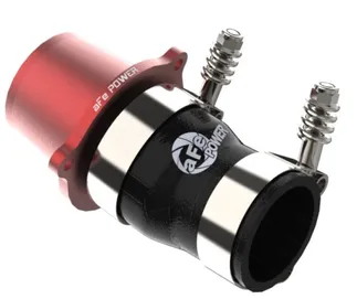 aFe BladeRunner Turbo Muffler Delete for OE Charge Pipe Red For VW - 46-20416-R