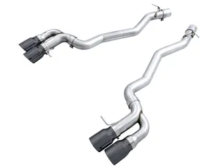 AWE Track Axleback Exhaust for BMW F90 M5 - Diamond Black Tips
