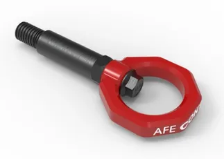 aFe CONTROL Front Tow Hook Red For BMW - 450-502001-R