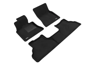 3D MAXpider Elegant Floor Mats For 08-14 BMW X6 - Black R1 R2