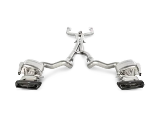 Akrapovic Titanium Evolution Line Catback For C63 AMG - Carbon Tips Req. Link Pipe