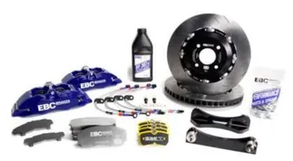 EBC 330mm Front Big Brake Kit For Mk5 VW GTI - Blue Apollo 4 Calipers