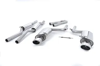Milltek Resonated Catback Exhaust (Polished) For Audi RS4