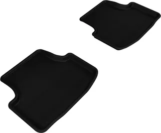 3D MAXpider Kagu 2nd Row Floormats For 15-18 VW Golf - Black
