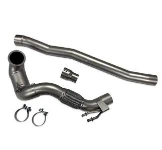 034 Cast Stainless Steel Performance Downpipe for MQB 1.8T/2.0T AWD