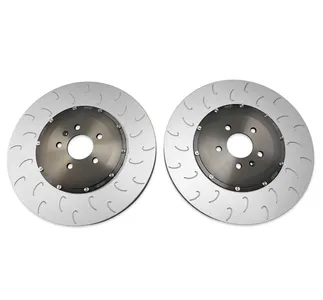 034 2-Piece Floating Front Brake Rotor Upgrade Kit For C7 Audi S6/S7
