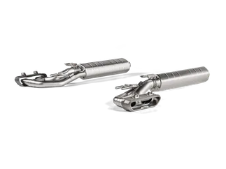 Akrapovic Titanium Slip-On Line For W463A Mercedes G500/G550 AMG - Titanium Tips